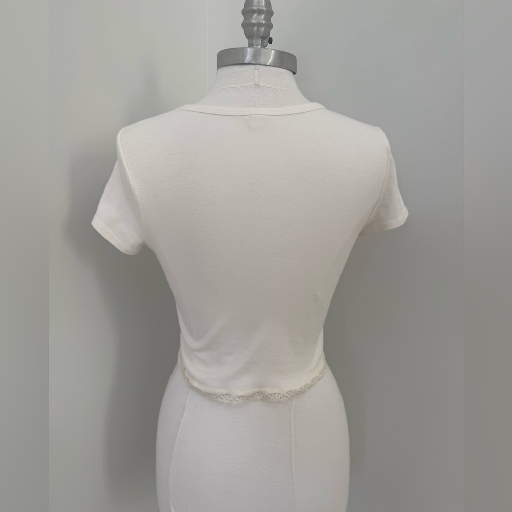 GARAGE Lace Trim Baby Tee - Picture 10 of 12